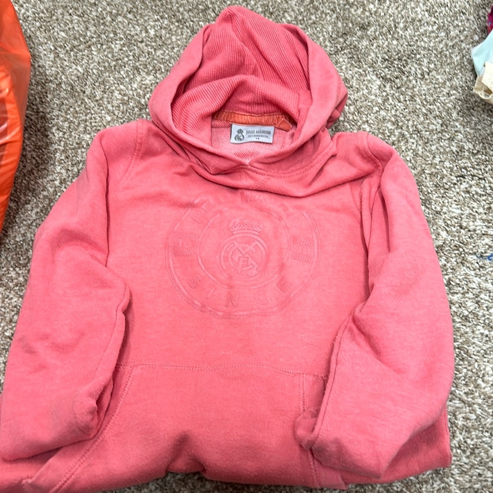 Youth size 14 Real Madrid official soccer team sweatshirt